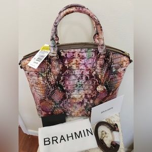 NWT BRAHMIN Large Duxbury Satchel